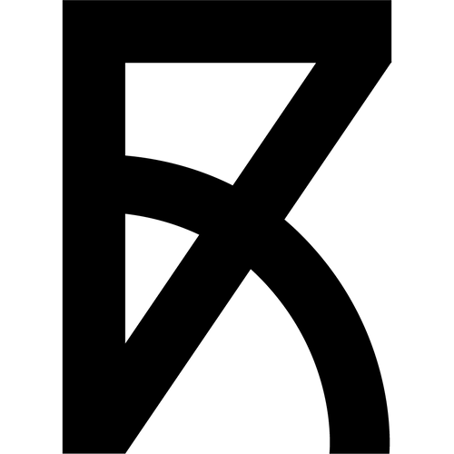 Atelier By Kristin, logotyp i svart.