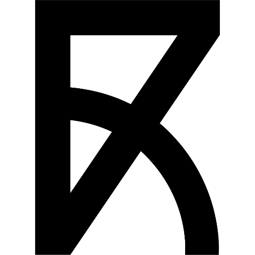 Atelier By Kristin, logotyp i svart.