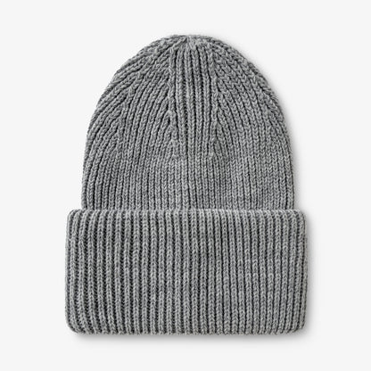 Grå reflexmössa i Polylana®-garn sedd framifrån.